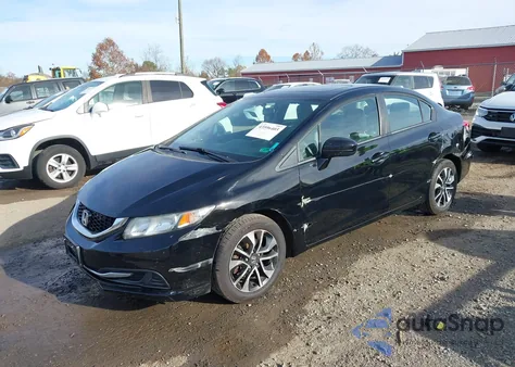 2015 Honda Civic Ex из США, поврежденный, VIN 19XFB2F87FE231328